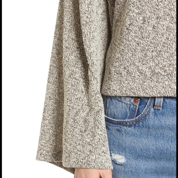 lush marled bell sleeve sweater - Picture 4 of 7